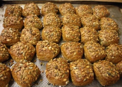 Kürbiskernbrötchen