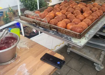 Frische Quarkbällchen Rhynern Weihnachtsmarkt